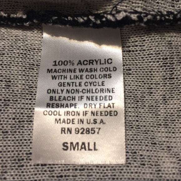 ABSOLUTELY black and white pattern cardigan small - Picture 7 of 8